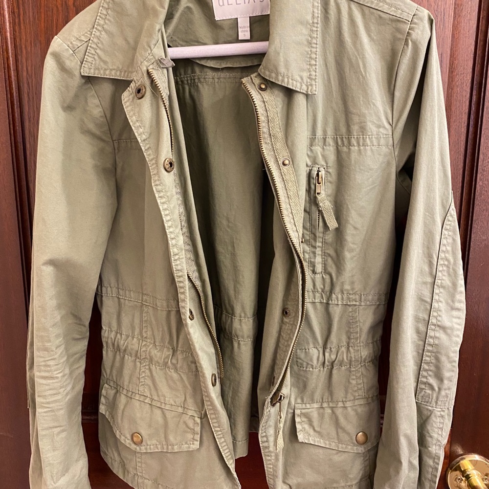 Green Utility Jacket Size Small - Picture 3 of 3